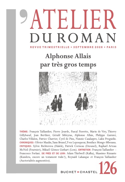 Couverture du n° 126 de L'Atelier du Roman